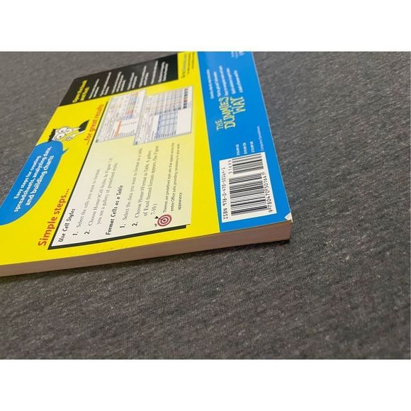 Microsoft excel 2010 for dummies how to & step by step book￼ - Picture 7 of 7